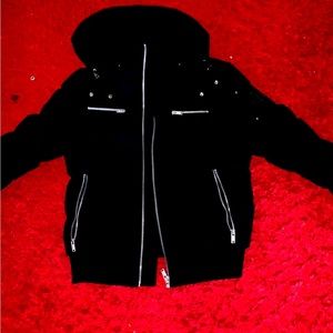 Mens moose knuckles Bomber Jacket small